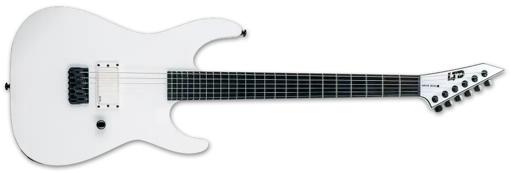 Guitarra eléctrica LTD M-HT Arctic Metal Snow White Satin - Imagen 5