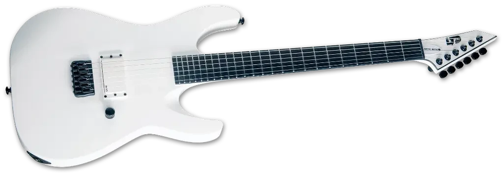 Guitarra eléctrica LTD M-HT Arctic Metal Snow White Satin - Imagen 6