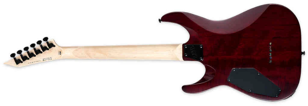 Guitarra eléctrica LTD MH-200QM NT See Thru Black Cherry - Imagen 3