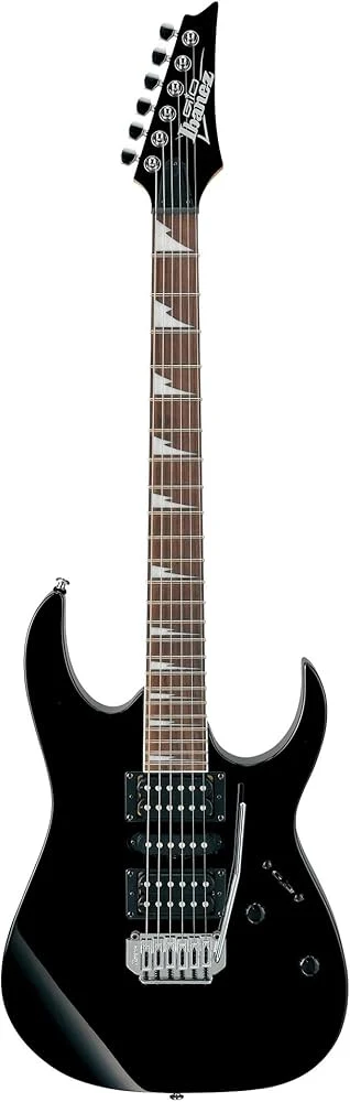 Guitarra eléctrica Ibanez GRG170DX BKN negra de la serie GIO