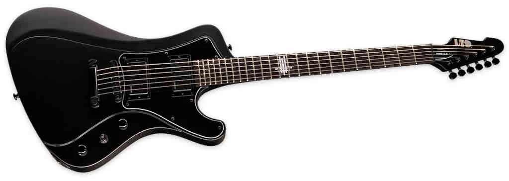 Guitarra eléctrica LTD NS-6 negra satinada - Imagen 2