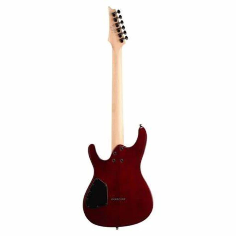 Guitarra eléctrica Ibanez S521 en acabado rojo sombreado - Imagen 2