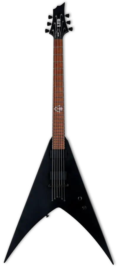 Guitarra eléctrica LTD HEX-200 Black Satin