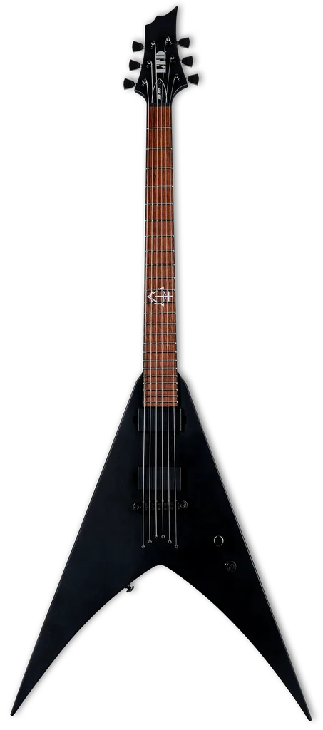 Guitarra eléctrica LTD HEX-200 Black Satin