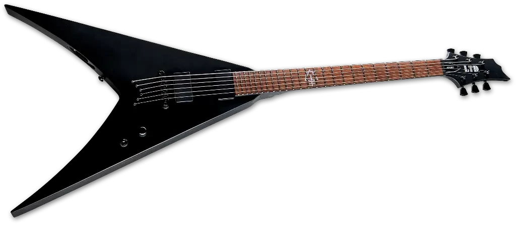 Guitarra eléctrica LTD HEX-200 Black Satin - Imagen 3
