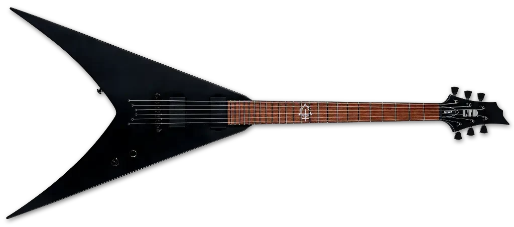Guitarra eléctrica LTD HEX-200 Black Satin - Imagen 4