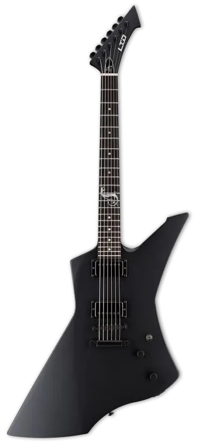 Guitarra eléctrica LTD Signature James Hetfield Snakebyte Black Satin