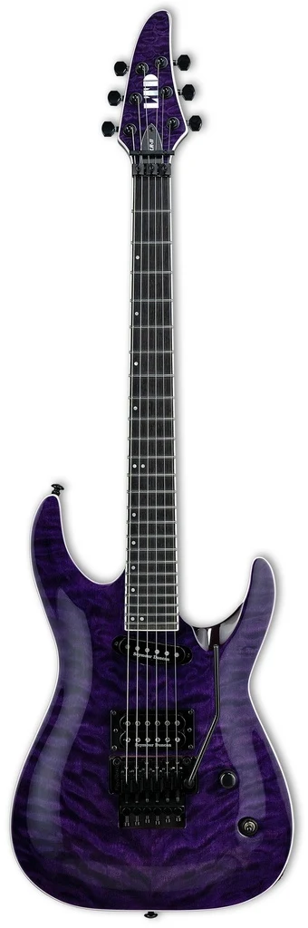 Guitarra eléctrica LTD Andy LaRocque ALR-II See Thru Purple