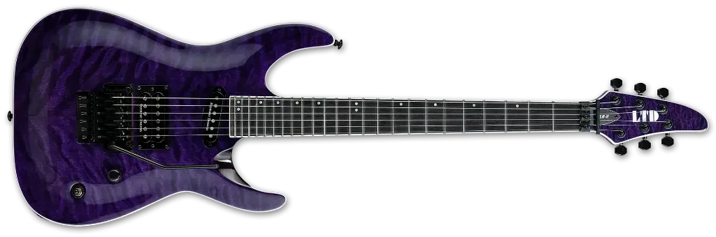 Guitarra eléctrica LTD Andy LaRocque ALR-II See Thru Purple - Imagen 2