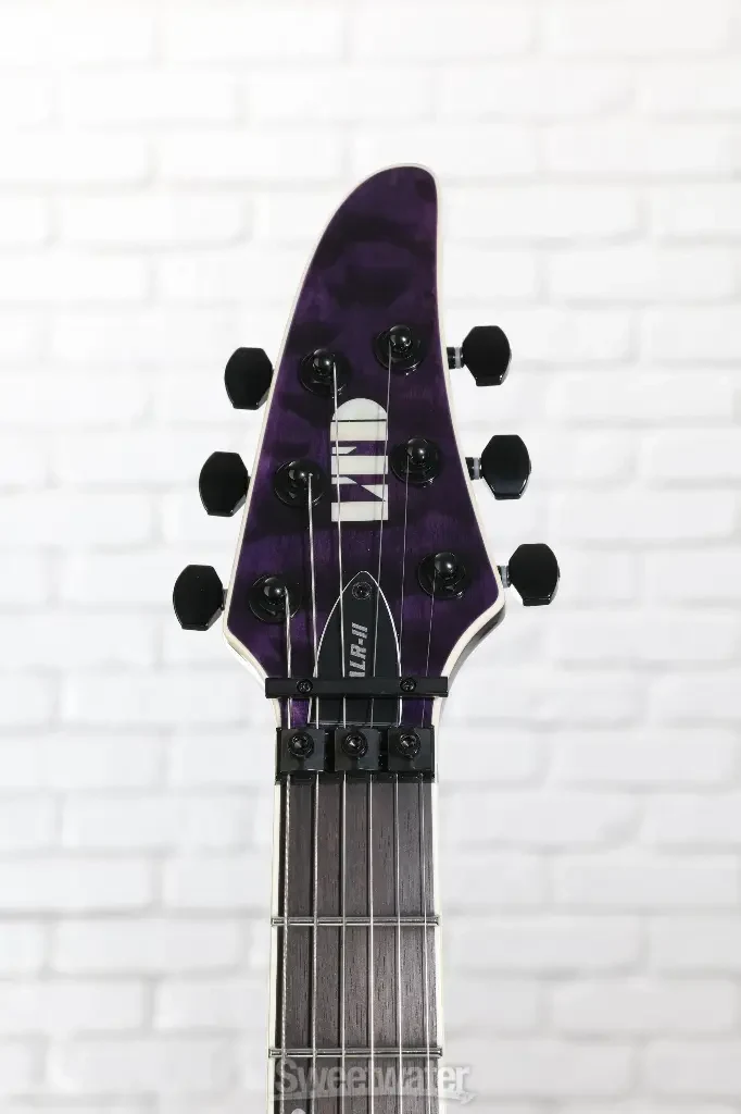 Guitarra eléctrica LTD Andy LaRocque ALR-II See Thru Purple - Imagen 4