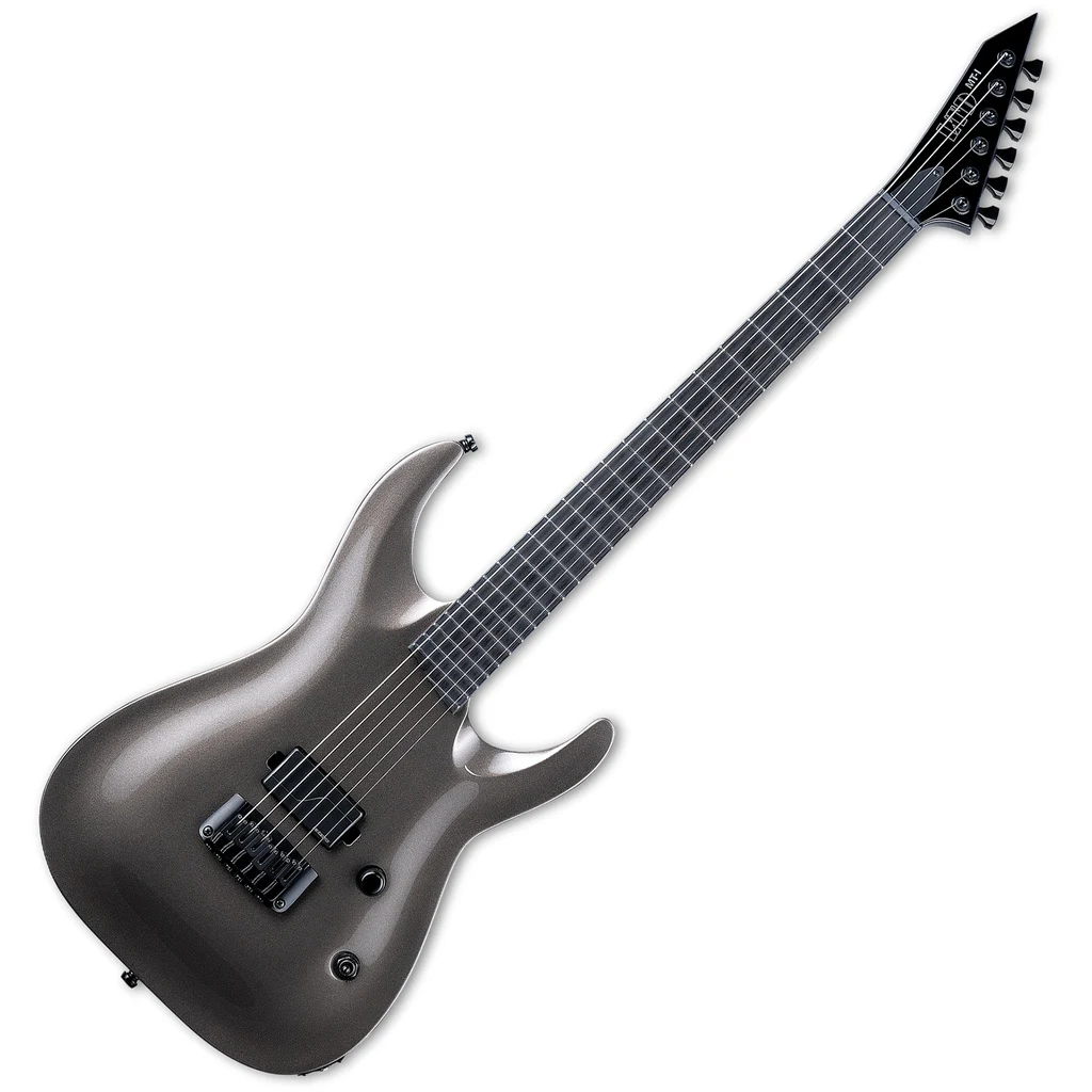 Guitarra eléctrica barítono ESP LTD Mike Inez Signature LMTIOBSM Obsidian Black Satin - Imagen 4