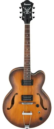 Guitarra eléctrica hollow body Ibanez AF55TF Artcore acabado Tobacco Flat