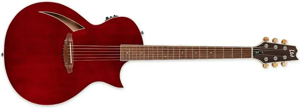 Guitarra eléctrica LTD TL-6 WR color vino rojo - Imagen 3