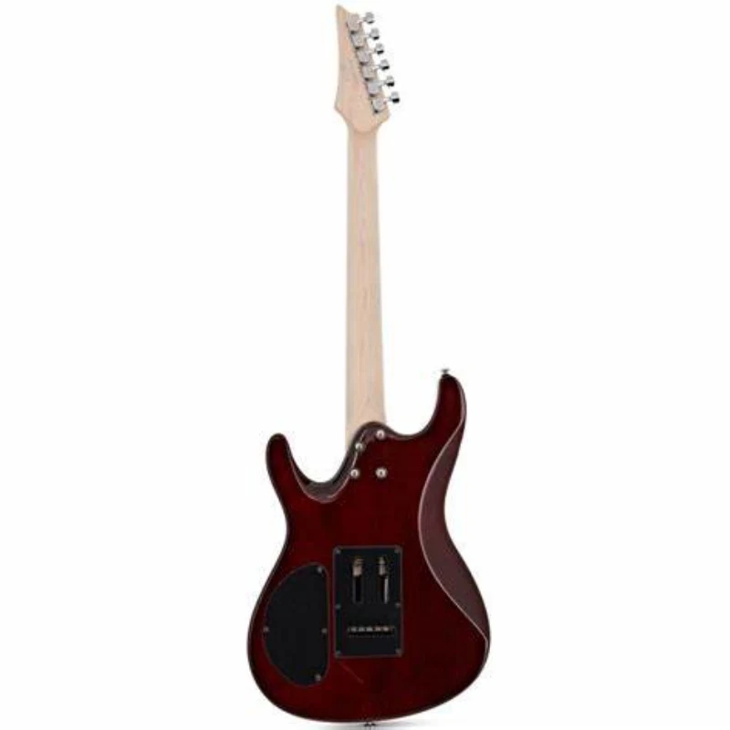 Guitarra eléctrica Ibanez SA460QMW en acabado Tropical Green Burst - Imagen 2