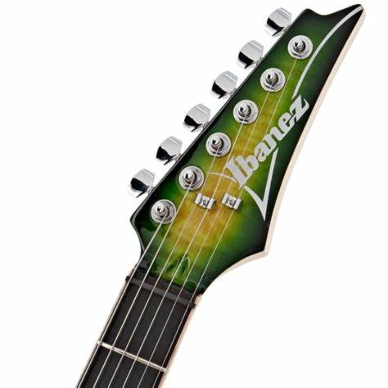 Guitarra eléctrica Ibanez SA460QMW en acabado Tropical Green Burst - Imagen 3