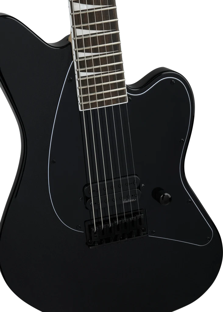 Guitarra eléctrica Jackson X Series Surfcaster SC HT7 negra metalizada - Imagen 4