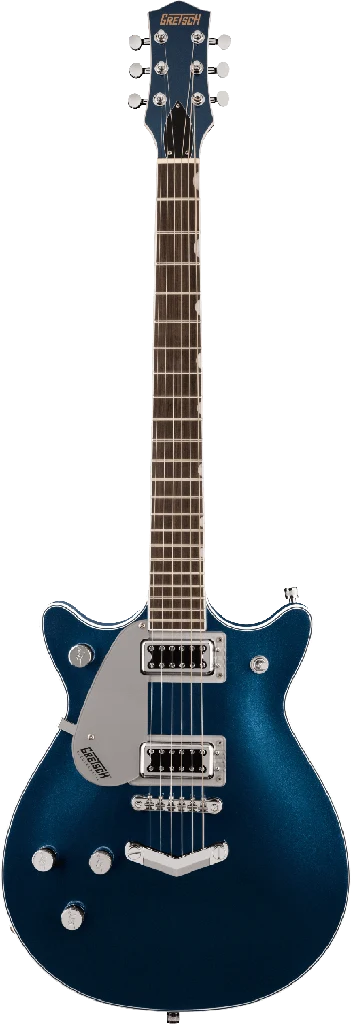 Guitarra eléctrica zurda Gretsch G5232TLH Double Jet V- Stoptail Midnight Sapphire