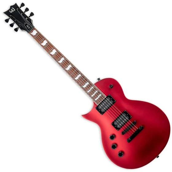Guitarra eléctrica zurda LTD EC-256 Candy Apple Red Satin - Imagen 3