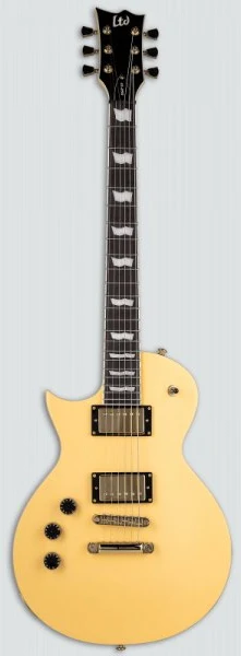 Guitarra eléctrica zurda LTD EC-256 Vintage Gold Satin