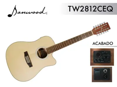 Guitarra Electroacústica de 12 Cuerdas