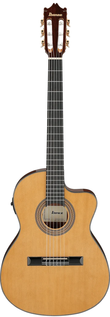 Guitarra electroacústica clásica Ibanez GA5TCE-AM color natural