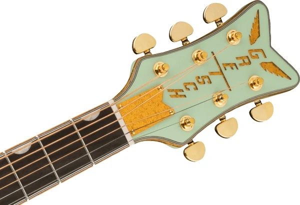 Guitarra Electroacústica Gretsch G5021E Rancher Penguin Parlor Mint Metallic - Imagen 3