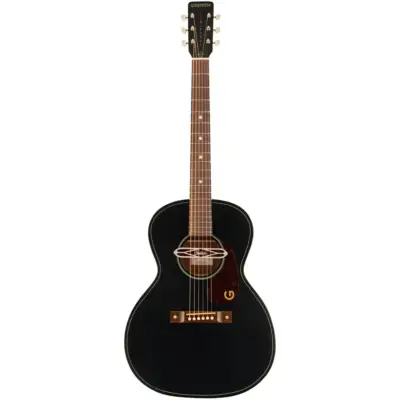 GUITARRA ELECTROACUSTICA GRETSCH JIM DANDY DELTOLUXE PARLOR TORTOISE PICKGUARD BLACK TOP 2711030511