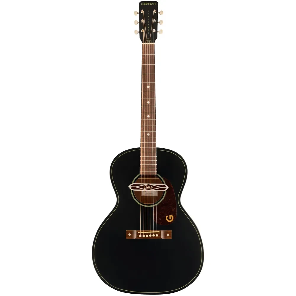 GUITARRA ELECTROACUSTICA GRETSCH JIM DANDY DELTOLUXE PARLOR TORTOISE PICKGUARD BLACK TOP 2711030511