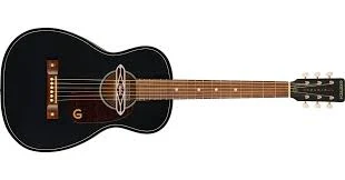 GUITARRA ELECTROACUSTICA GRETSCH JIM DANDY DELTOLUXE PARLOR TORTOISE PICKGUARD BLACK TOP 2711030511 - Imagen 2