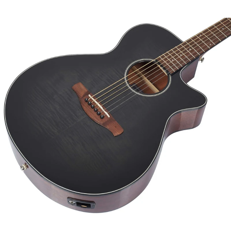 Guitarra Electroacústica Ibanez AEG70-TCH Tobacco Charcoal Burst - Imagen 6