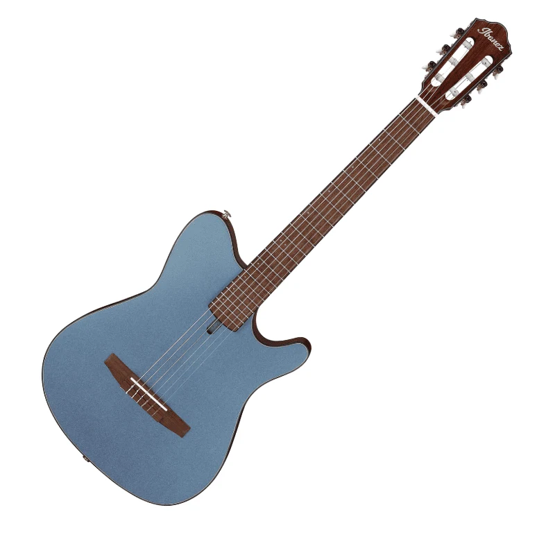 Guitarra Electroacústica Ibanez FRH10N-IBF Nylon Indigo Blue Flat - Imagen 2