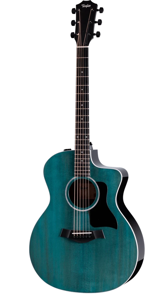 Guitarra Electroacústica Special Edition Engelmann Trans Blue Taylor 214CE Plus