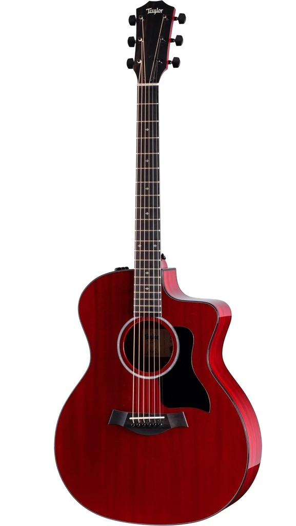 Guitarra Electroacústica Taylor 224CE Plus Edición Especial Trans Red