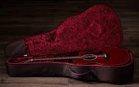 Guitarra Electroacústica Taylor 224CE Plus Edición Especial Trans Red - Imagen 3