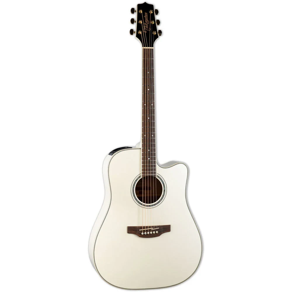 Guitarra Electroacústica Takamine GN37CE en Acabado Blanco Perla