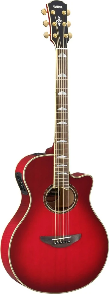 Guitarra Electroacústica Yamaha APX1000 Crimson Red Burst