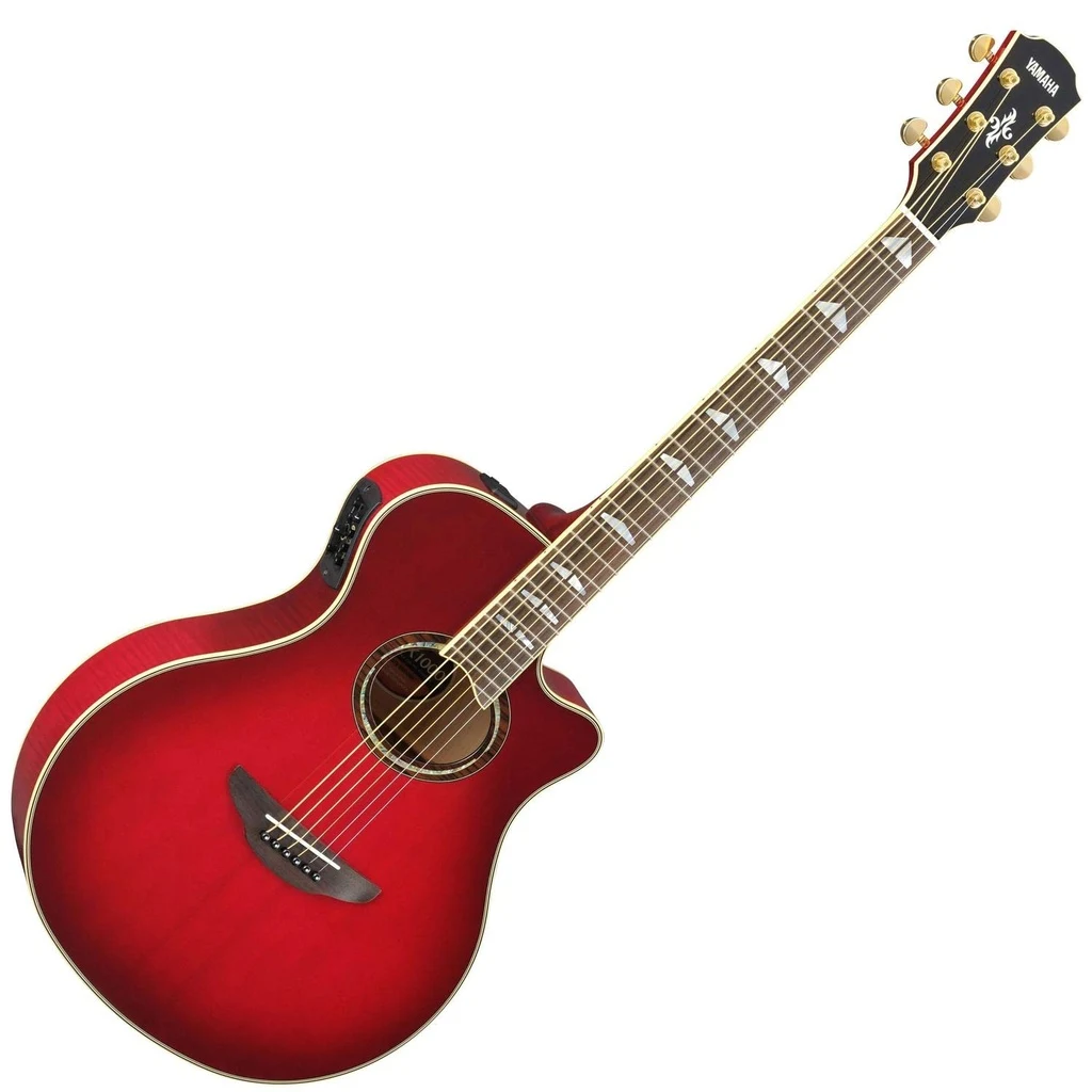 Guitarra Electroacústica Yamaha APX1000 Crimson Red Burst - Imagen 3