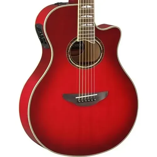 Guitarra Electroacústica Yamaha APX1000 Crimson Red Burst - Imagen 4
