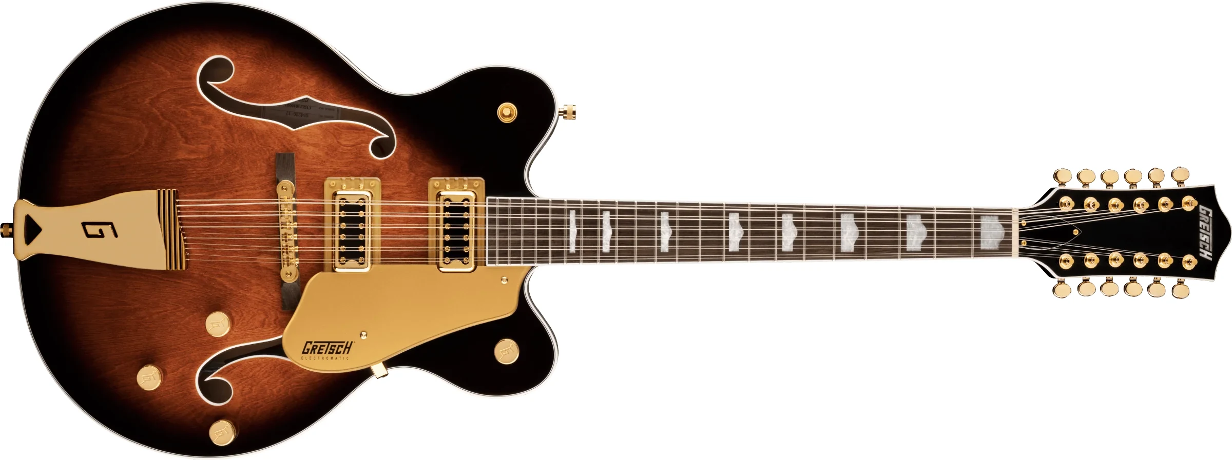 Guitarra Gretsch G5422G-12 de 12 Cuerdas en Acabado Barrel Burst