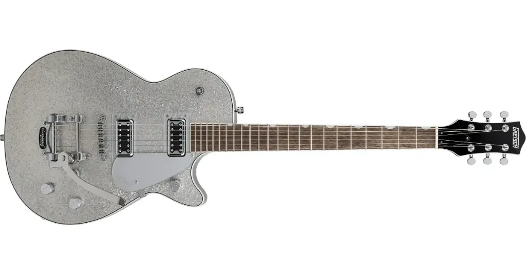 Guitarra Gretsch Electromatic Sparkle Jet FT Silver - Imagen 2