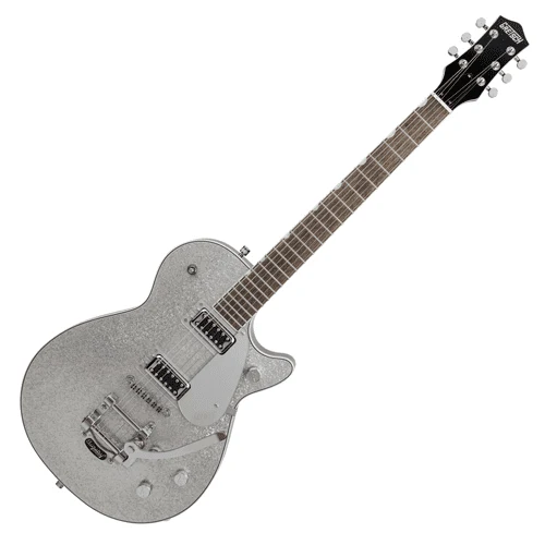 Guitarra Gretsch Electromatic Sparkle Jet FT Silver - Imagen 3