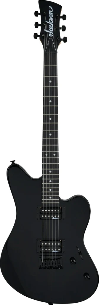 Guitarra eléctrica Jackson JS22 HT Surfcaster - Negro Brillante