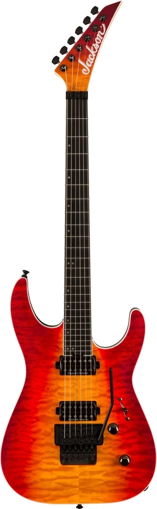 Guitarra eléctrica Jackson Pro Plus Dinky DKAQ Firestorm