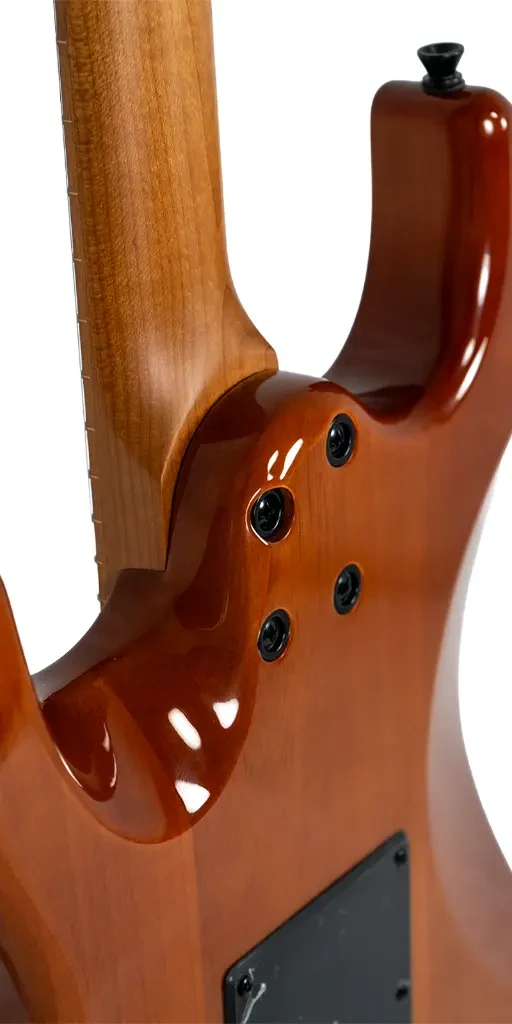 Guitarra Jet JS-1000 Vulcano Roja Transparente - Imagen 7