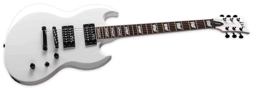 Guitarra LTD Viper-256 Snow White - Imagen 2