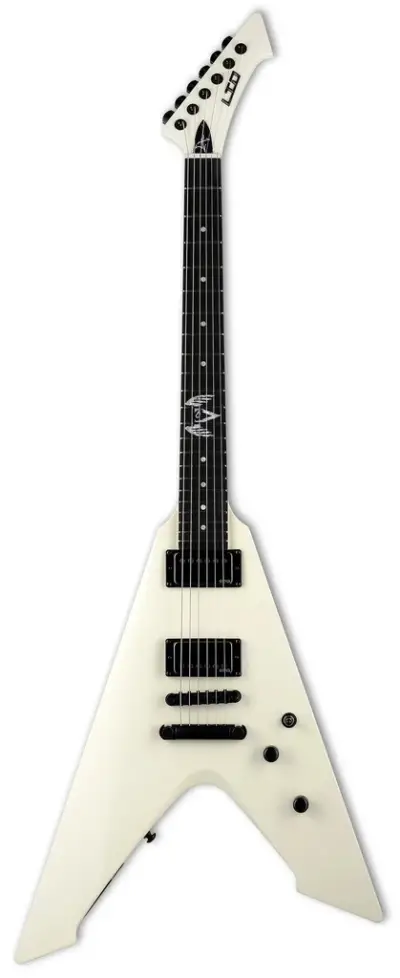 Guitarra LTD Vulture James Hetfield Signature Olympic White
