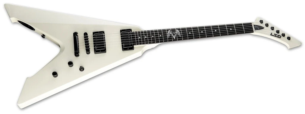 Guitarra LTD Vulture James Hetfield Signature Olympic White - Imagen 3