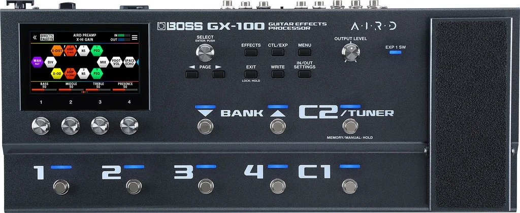 Procesador de Efectos BOSS GX-100 para Guitarra Eléctrica