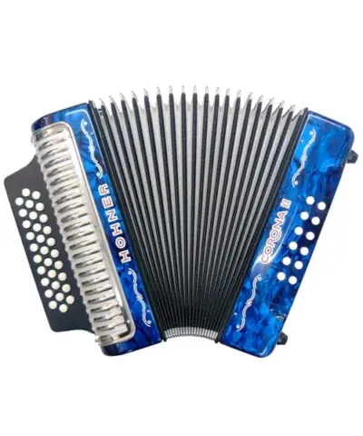 Acordeón Diatónico Hohner Corona II Fa-Sib-Mib