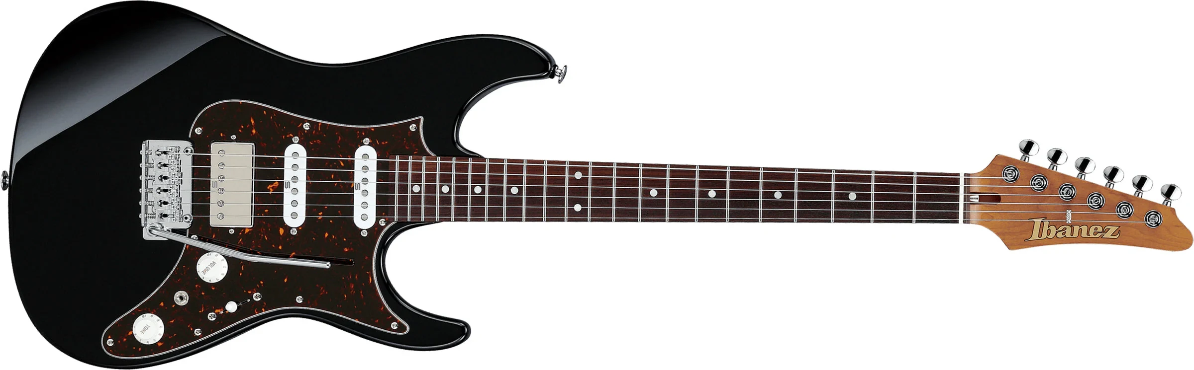 Guitarra eléctrica Ibanez AZ2204N en color negro